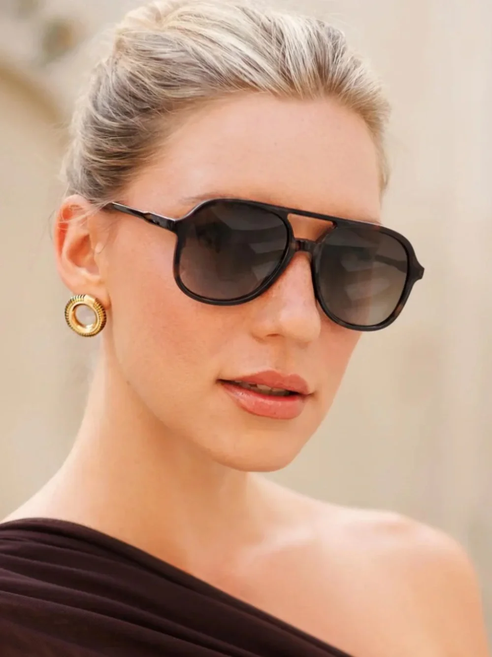 Sojos Oversized Aviators 3212 Better Days